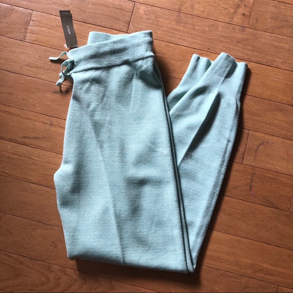 100% Merino Wool Jogger Sweatpant Bottom jcrew - Picture 2 of 6